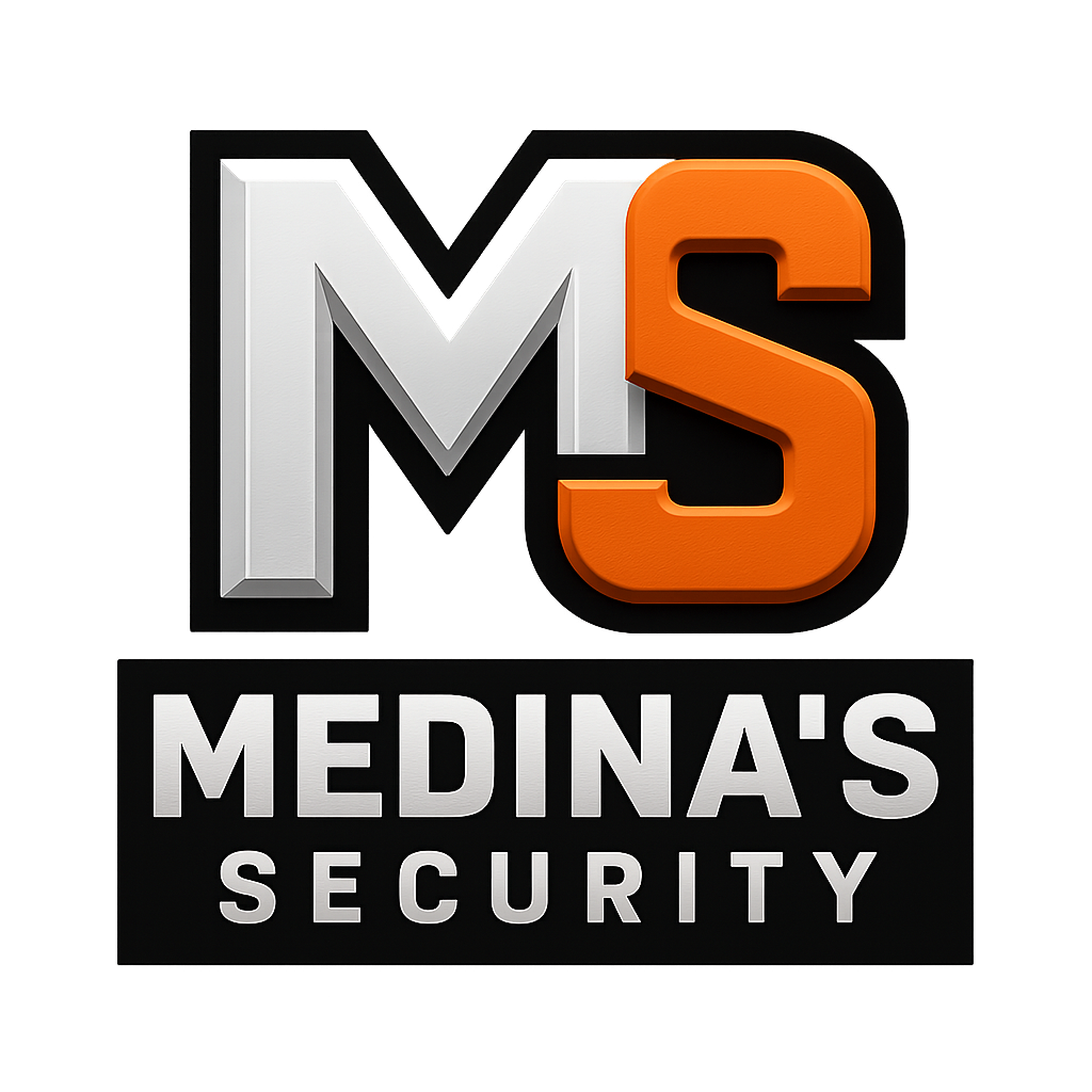 Medina's Security logo